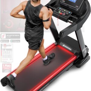 Cinta de correr profesional Sportstech F37s con 1 año de aplicación STL incluida.