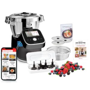 Robot cuiseur moulinex i-companion touch pro xl hf93d810 1550 w noir