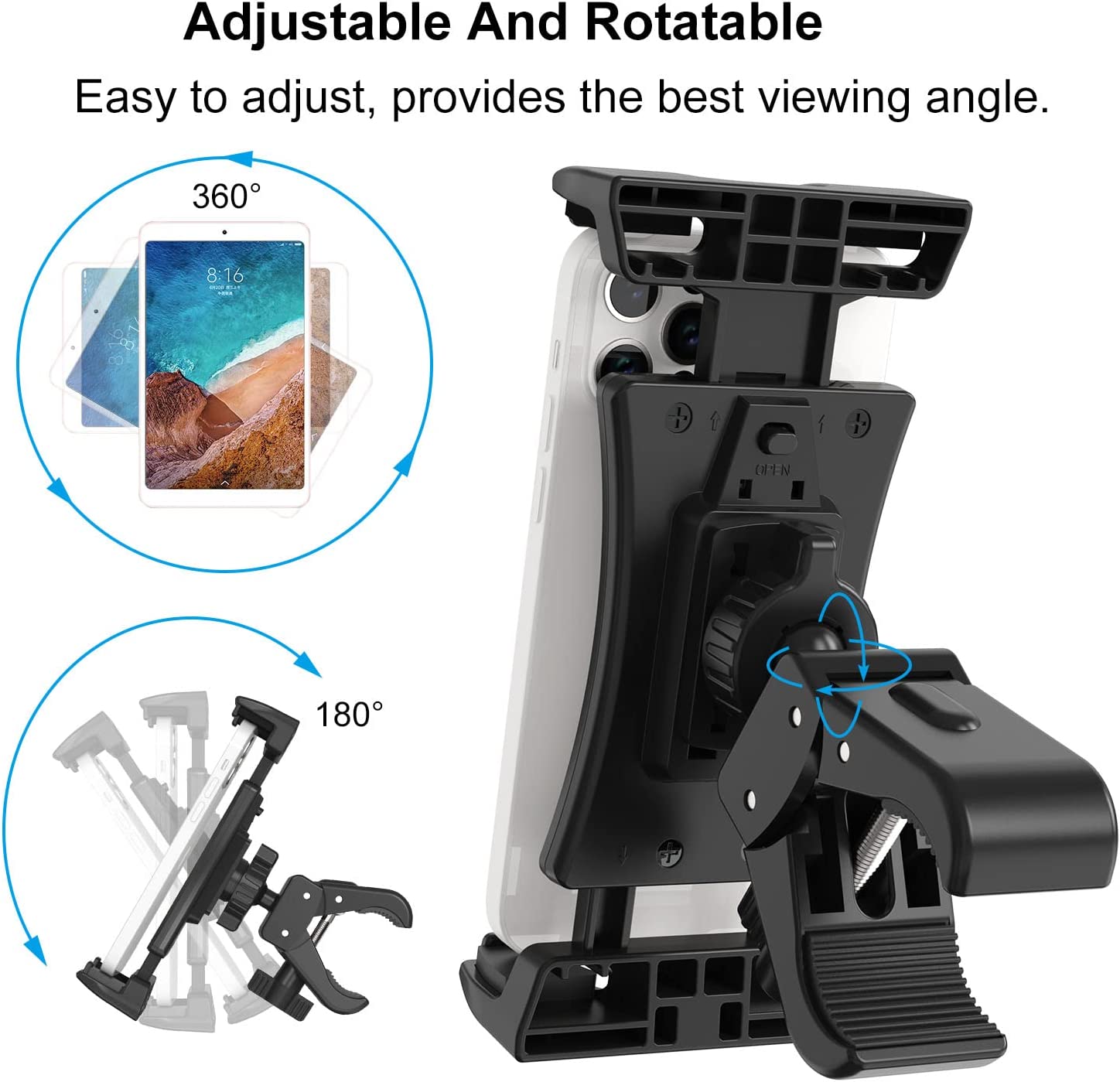Bicicleta estática BH Fitness Jet Bike H9158RF, incluye soporte para tablet. - Imagen 7